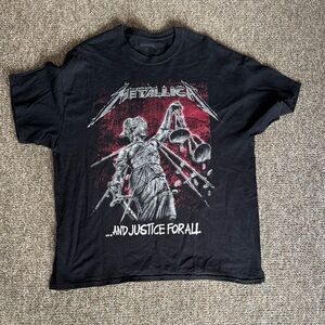 Black Metallica Graphic T-Shirt